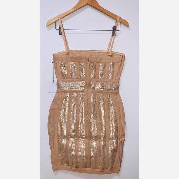 by the way. Shaya Sequin Bandage Dress in Nude - Picture 4 of 6